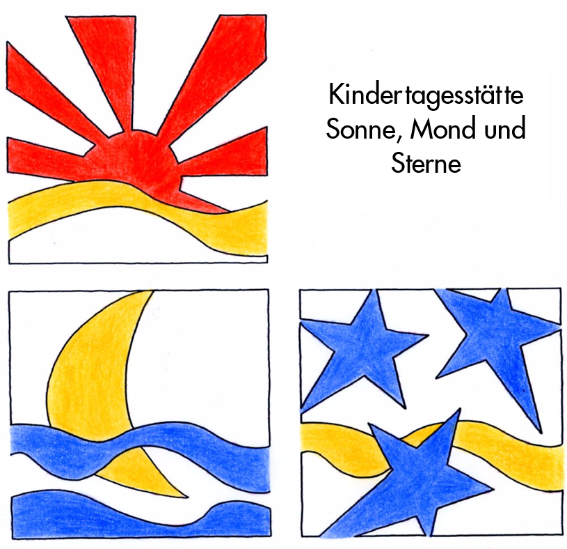 Logo Kindertagesstätte Sonne, Mond und Sterne